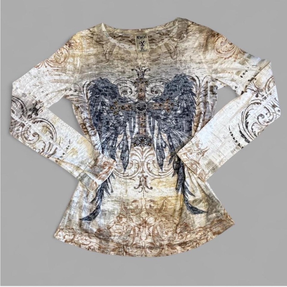 Women's Vocal Graphic Long Sleeve Top